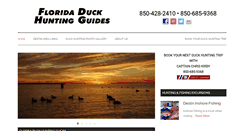 Desktop Screenshot of floridaduckguides.com